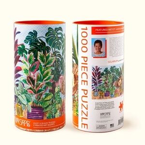 Solarium Tropical Plants Puzzle -1000 Piece Jigsaw Puzzle By Werkshoppe
